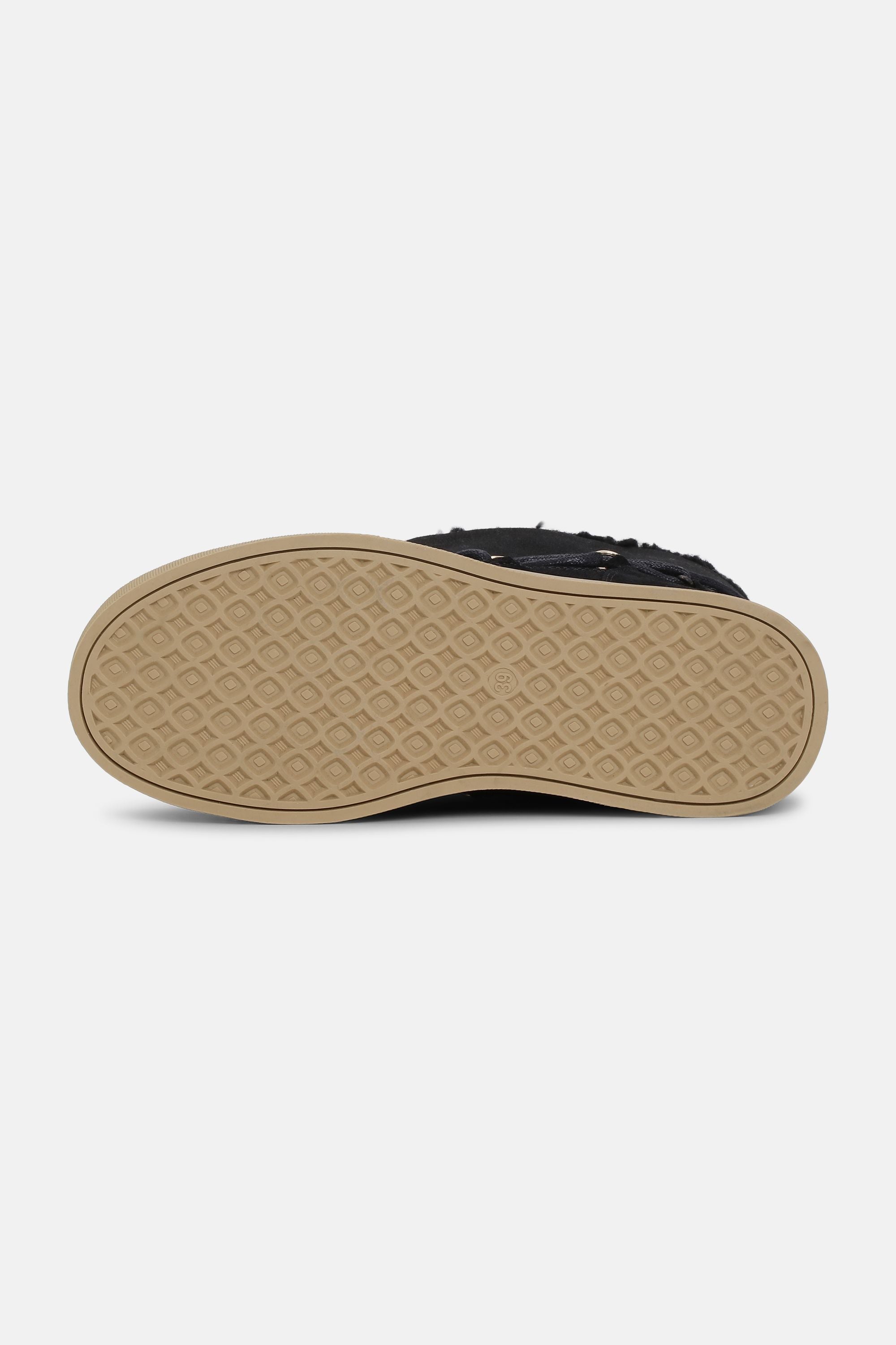 Warm Winter Low Boot - Black Natural